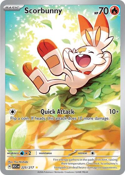 Scorbunny - 225/217 (Illustration Rare) [ASC-225-IR]