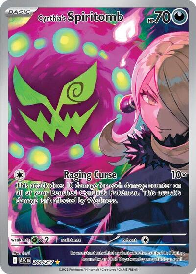 Cynthia's Spiritomb - 244/217 (Illustration Rare) [ASC-244-IR]