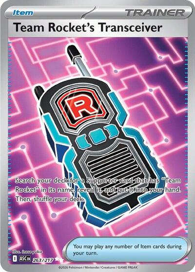 Team Rocket's Transceiver - 263/217 (Ultra Rare) [ASC-263-UR]