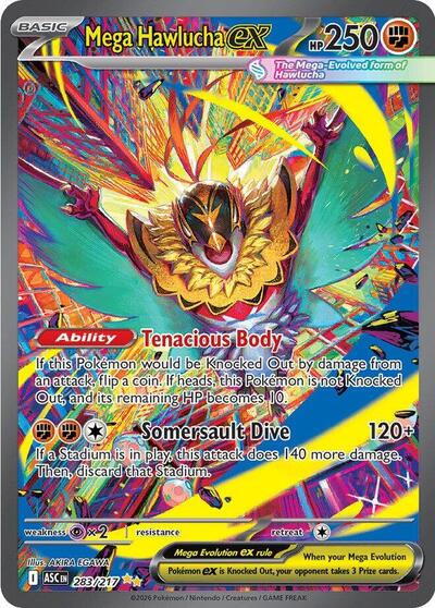 Mega Hawlucha ex - 283/217 (Special Illustration Rare) [ASC-283-SIR]