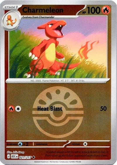 Charmeleon (Quick Ball) - 021/217 (Uncommon) [ASC-021-U]