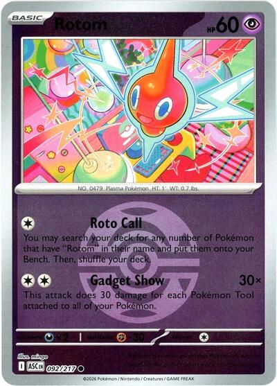 Rotom (Dusk Ball) - 092/217 (Common) [ASC-092-C]
