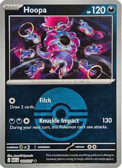 Hoopa (Poke Ball) - 141/217 (Rare) [ASC-141-R]