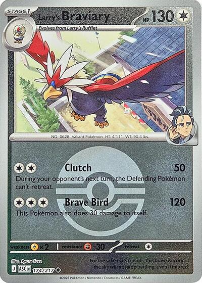 Larry's Braviary (Poke Ball) - 174/217 (Uncommon) [ASC-174-U]