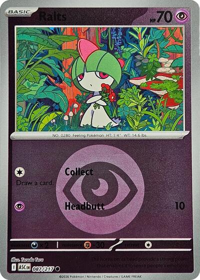 Ralts (Energy Symbol Pattern) - 087/217 (Common) [ASC-087-C]