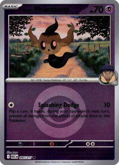 Hop's Phantump (Energy Symbol Pattern) - 095/217 (Common) [ASC-095-C]