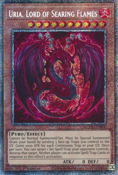 Uria, Lord of Searing Flames (Starlight Rare) [MZMU-EN000-StR]