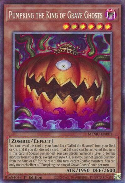 Pumpking the King of Grave Ghosts (Collector's Rare) [MZMU-EN001-CR]