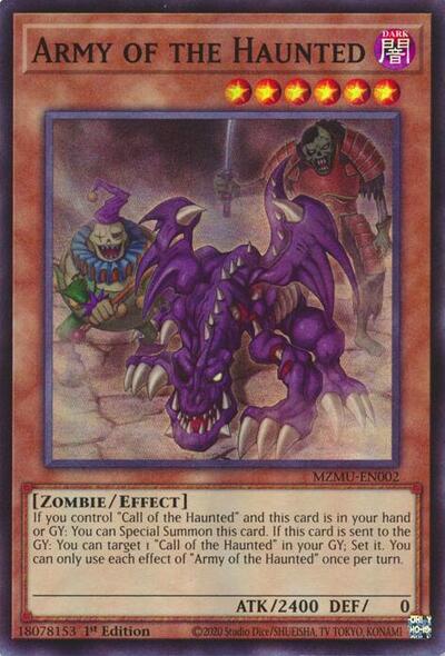 Army of the Haunted (Super Rare) [MZMU-EN002-SuR]