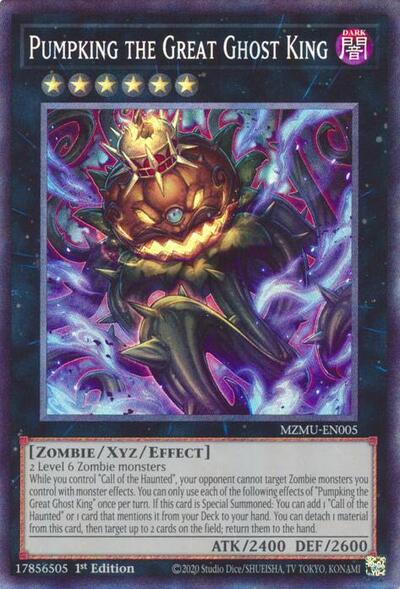 Pumpking the Great Ghost King (Collector's Rare) [MZMU-EN005-CR]