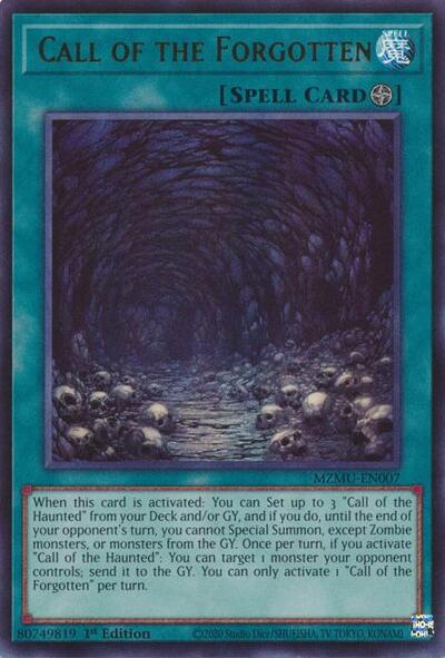 Call of the Forgotten (Ultra Rare) [MZMU-EN007-UR]