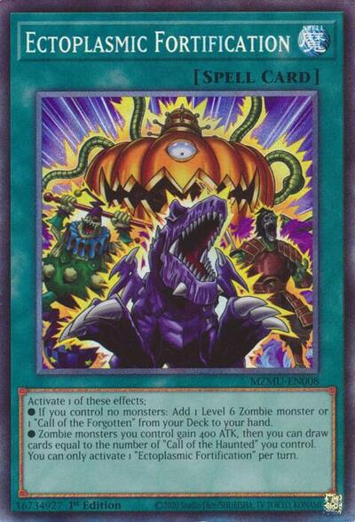 Ectoplasmic Fortification (Collector's Rare) [MZMU-EN008-CR]