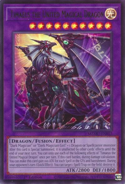 Timaeus the United Magical Dragon (Ultra Rare) [MZMU-EN012-UR]