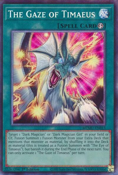 The Gaze of Timaeus (Collector's Rare) [MZMU-EN013-CR]