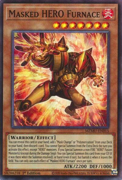Masked HERO Furnace (Super Rare) [MZMU-EN015-SuR]
