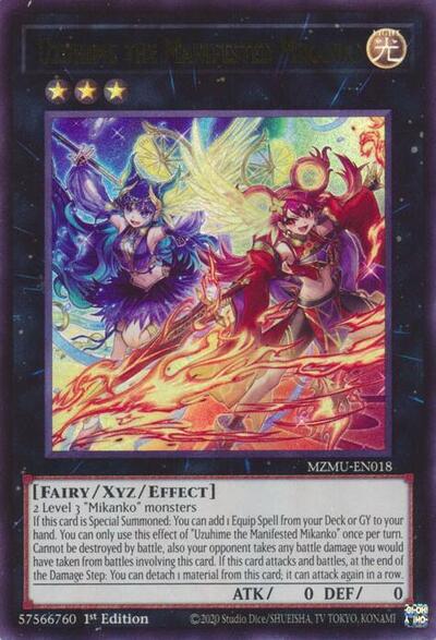 Uzuhime the Manifested Mikanko (Ultra Rare) [MZMU-EN018-UR]