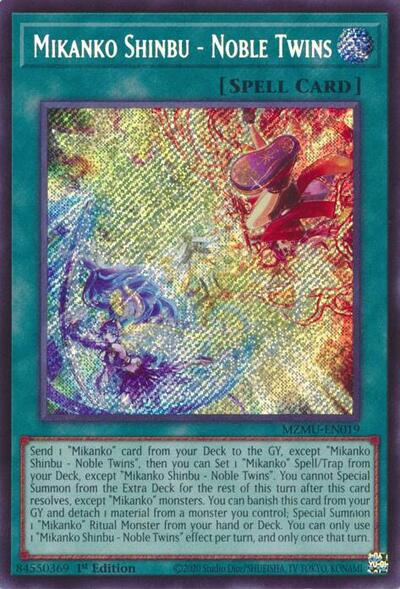 Mikanko Shinbu - Noble Twins (Secret Rare) [MZMU-EN019-SeR]