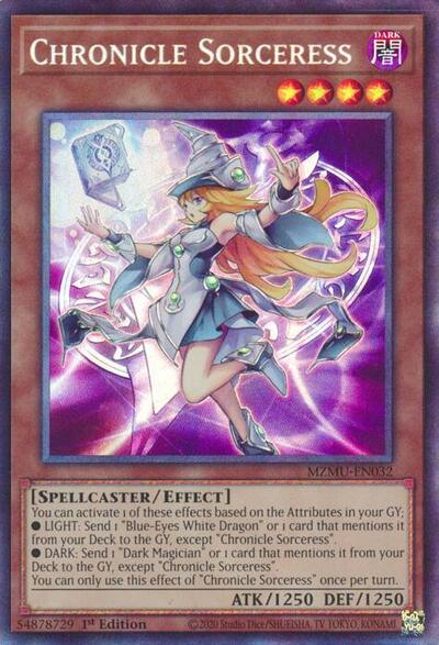 Chronicle Sorceress (Collector's Rare) [MZMU-EN032-CR]