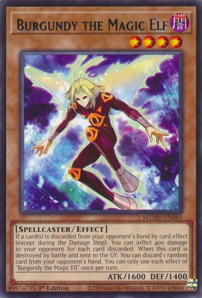 Burgundy the Magic Elf (Rare) [MZMU-EN045-R]