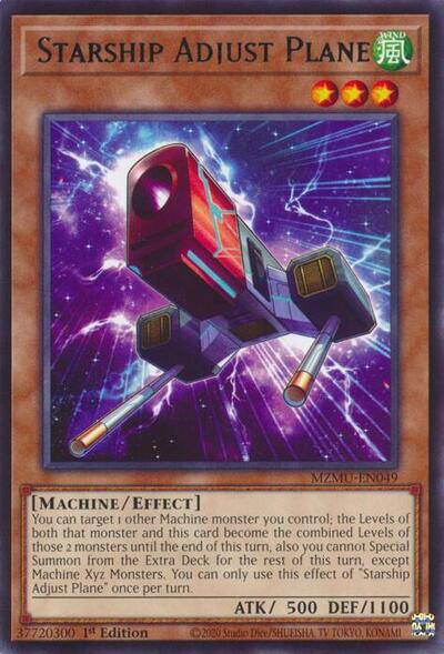 Starship Adjust Plane (Rare) [MZMU-EN049-R]