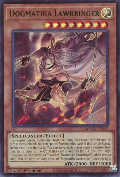 Dogmatika Lawbringer (Ultra Rare) [MZMU-EN052-UR]