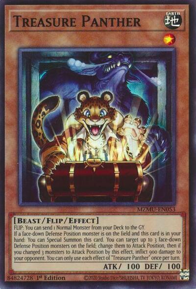 Treasure Panther (Super Rare) [MZMU-EN053-SuR]
