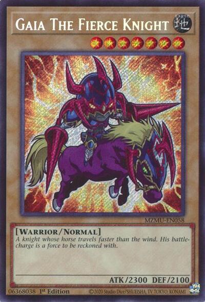 Gaia The Fierce Knight (Secret Rare) [MZMU-EN058-SeR]