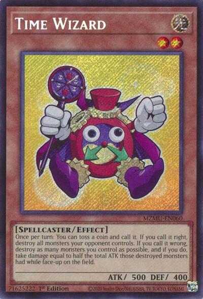 Time Wizard (Secret Rare) [MZMU-EN060-SeR]