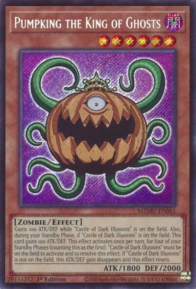 Pumpking the King of Ghosts (Secret Rare) [MZMU-EN061-SeR]