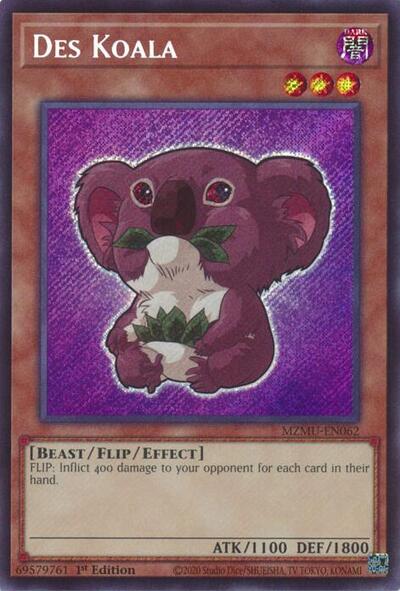 Des Koala (Secret Rare) [MZMU-EN062-SeR]