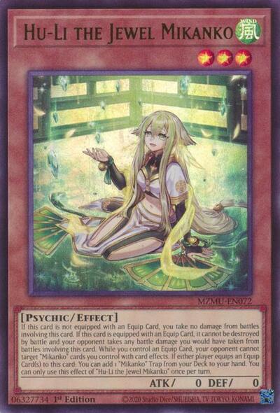Hu-Li the Jewel Mikanko (Ultra Rare) [MZMU-EN072-UR]