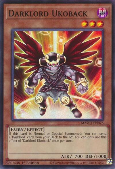 Darklord Ukoback (Super Rare) [MZMU-EN076-SuR]