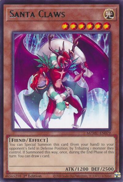 Santa Claws (Rare) [MZMU-EN079-R]