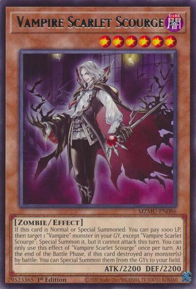 Vampire Scarlet Scourge (Rare) [MZMU-EN086-R]