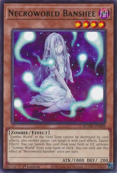 Necroworld Banshee (Rare) [MZMU-EN088-R]