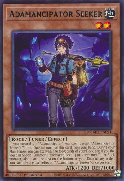 Adamancipator Seeker (Rare) [MZMU-EN091-R]