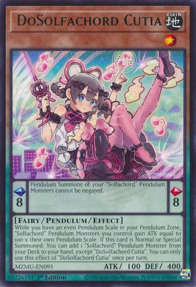 DoSolfachord Cutia (Rare) [MZMU-EN095-R]