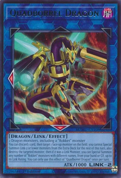 Quadborrel Dragon (Rare) [MZMU-EN108-R]