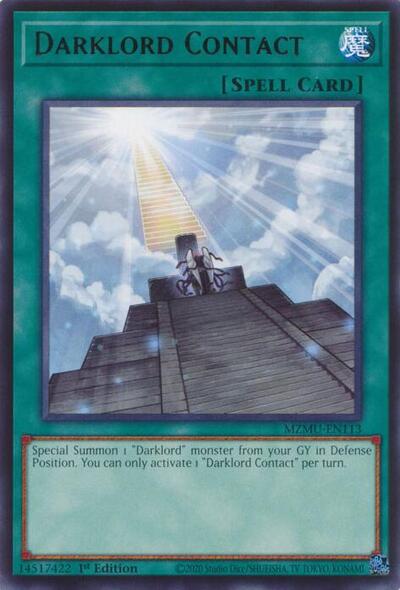 Darklord Contact (Rare) [MZMU-EN113-R]