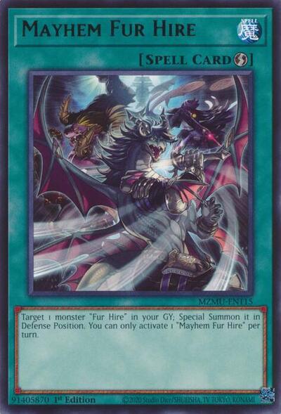 Mayhem Fur Hire (Rare) [MZMU-EN115-R]