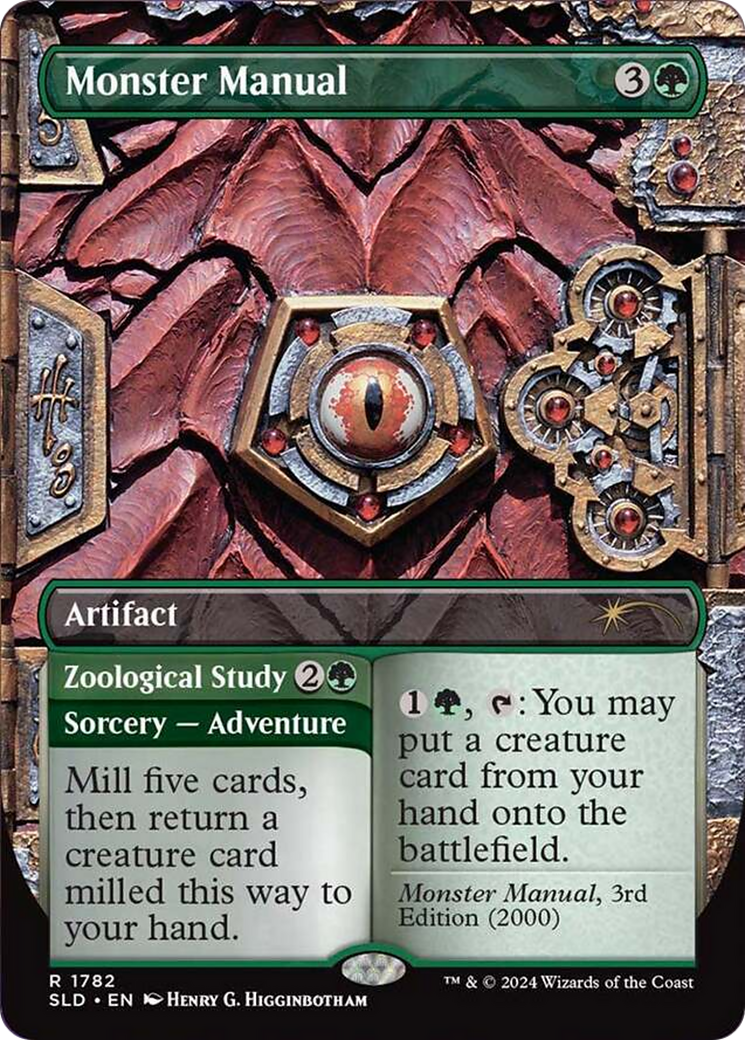 Monster Manual // Zoological Study - Borderless - Full Art [SLD-1782]