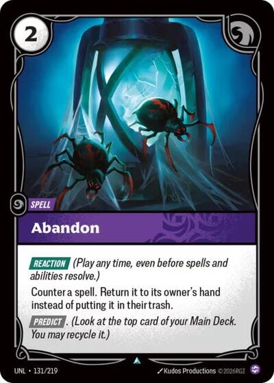 Abandon (Uncommon) [UNL-131-U]