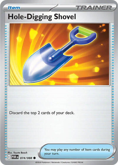 Hole-Digging Shovel - 074/088 (Common) [POR-074-C]
