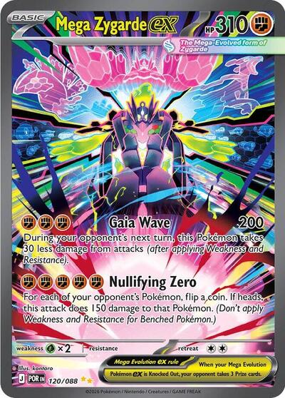 Mega Zygarde ex - 120/088 (Special Illustration Rare) [POR-120-SIR]