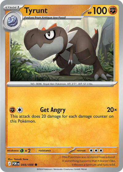 Tyrunt - 044/088 (Common) [POR-044-C]