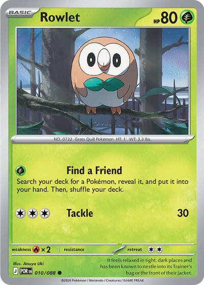 Rowlet - 010/088 (Common) [POR-010-C]