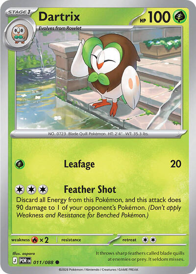 Dartrix - 011/088 (Common) [POR-011-C]