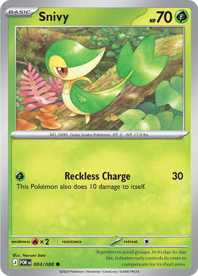 Snivy - 004/088 (Common) [POR-004-C]
