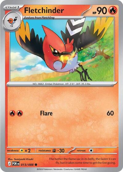 Fletchinder - 013/088 (Common) [POR-013-C]