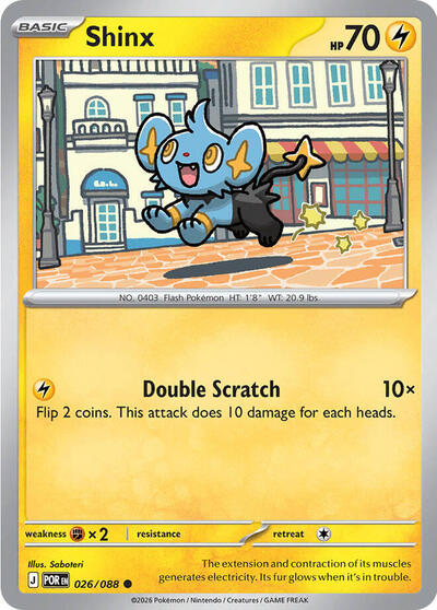 Shinx - 026/088 (Common) [POR-026-C]